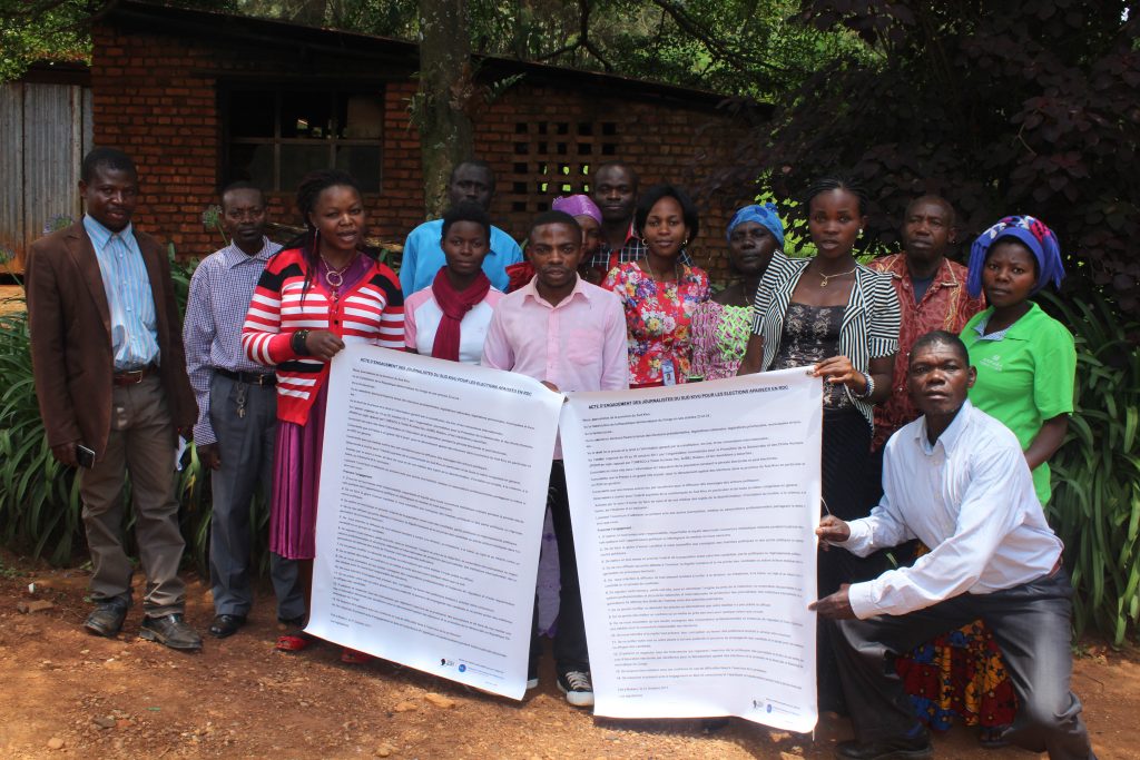 Walungu: JPDDH forme 15 journalistes sur le « journalisme sensible aux conflits en période électorale »