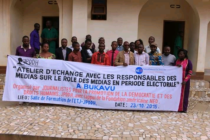 JPDDH: Rapport narratif des activités de l’année 2015- 2016 projet : Liberté d’expression en période électorale en RDC »