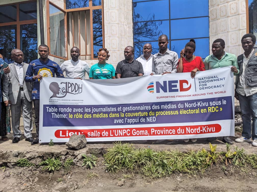 Nord-Kivu : les journalistes adoptent « un acte d’engagement » pour la couverture médiatique des élections apaisées en RDC grâce à JPDDH