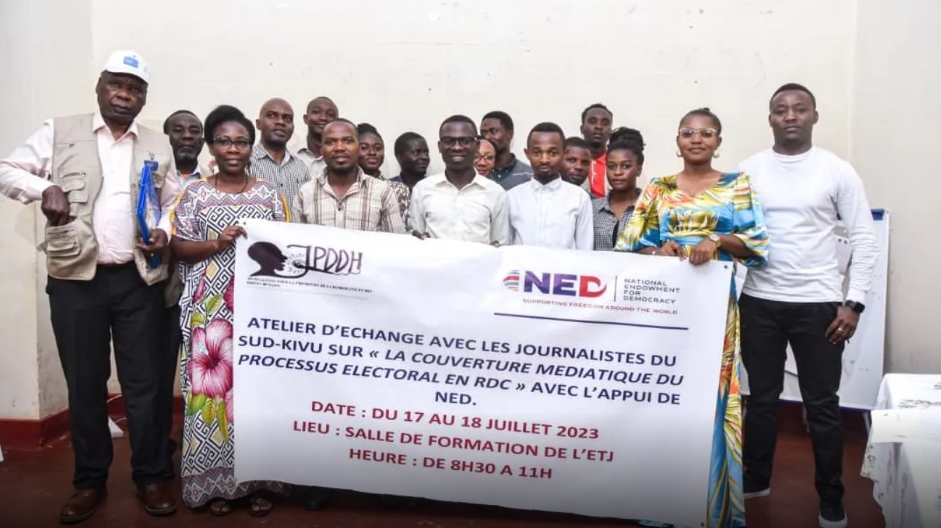 BUKAVU:JPDDH a forme les journalistes sur la couverture médiatique du processus électoral en RDC