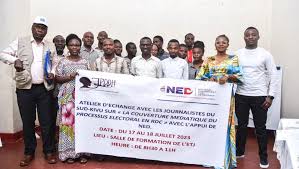 BUKAVU:JPDDH a forme les journalistes sur la couverture médiatique du processus électoral en RDC